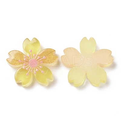 Luminous Resin Cabochons X-RESI-G030-01C-1