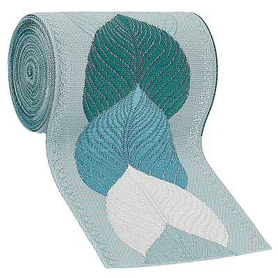 3M Polyester Jacquard Leaf Ribbon for Garment Accessories OCOR-CY0002-12A-1
