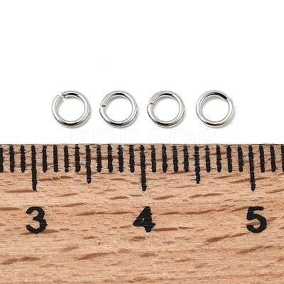 SHEGRACE Brass Open Jump Rings XGR0078P-12P-1