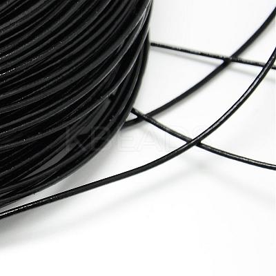 Round Cowhide Leather Cord WL-Q007-1mm-2-1