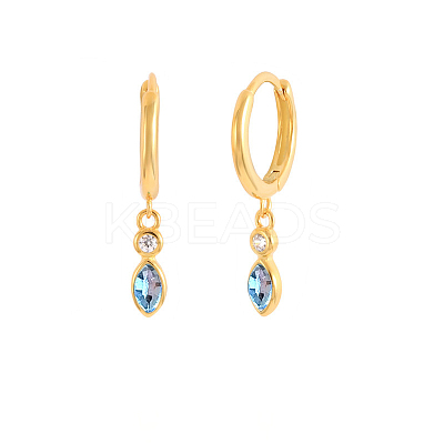 Vintage Silver Water Drop Earrings with Zirconia Stones and Tassels HY5244-5-1