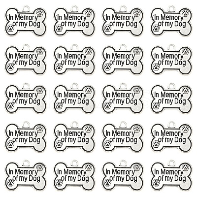 40Pcs Tibetan Style Alloy Pendants FIND-SC0020-53-1