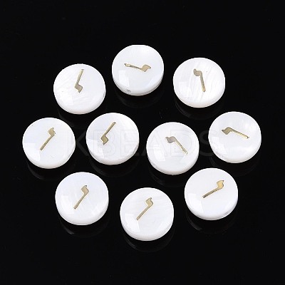 Natural Freshwater Shell Beads LS-BSHE-ZX007-03E-1