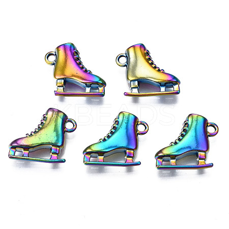 Rainbow Color Alloy Pendants PALLOY-N156-148-NR-1