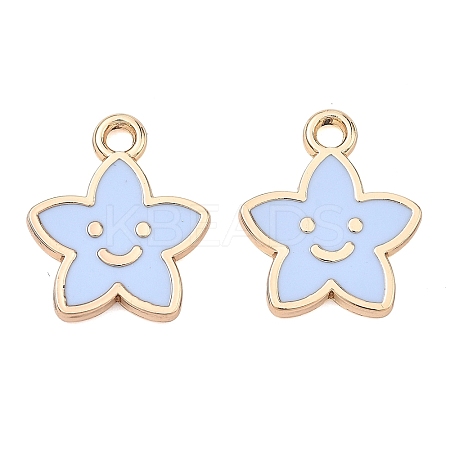 Alloy Enamel Pendants ENAM-G235-12G-03-1