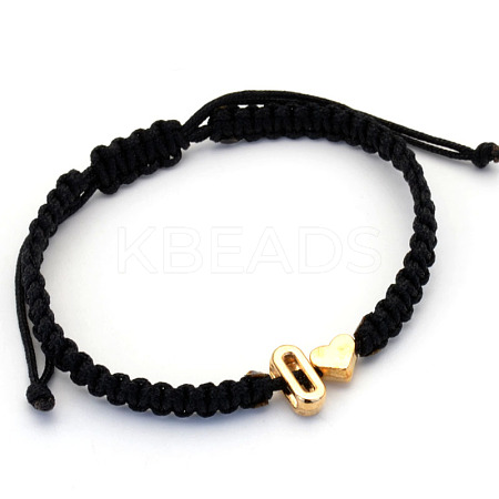 Alloy Beads Braided Bead Bracelets FS-WGADCE6-15-1