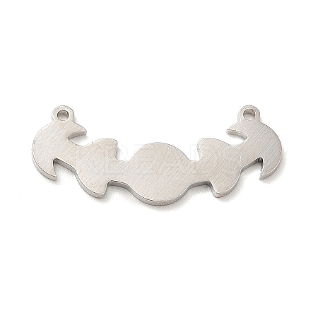 Non-Tarnish 201 Stainless Steel Pendants LS-STAS-E175-13P-1