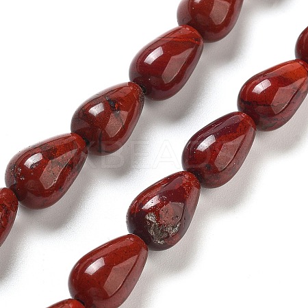 Natural Red Rainbow Jasper Beads Strands G-B106-A33-02-1
