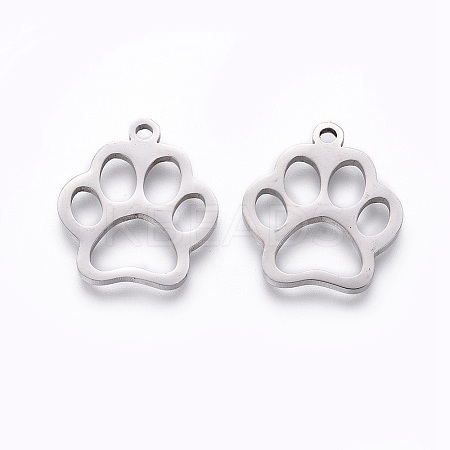 Tarnish Resistant 201 Stainless Steel Pet Pendants LS-STAS-F231-044P-1