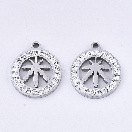 201 Stainless Steel Pendants STAS-N091-22P-1