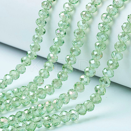 Electroplate Glass Beads Strands LS-EGLA-A034-T10mm-B17-1