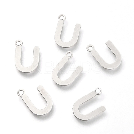 Non-Tarnish 201 Stainless Steel Charms X-STAS-C021-06P-U-1