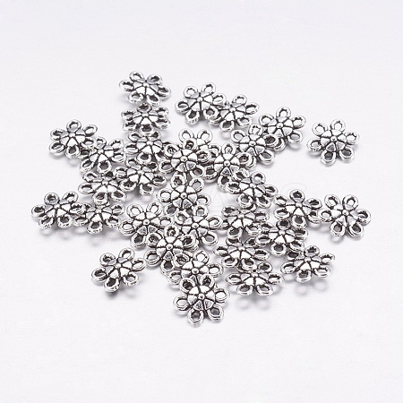 Tibetan Style Alloy Flower Pendants LS-LF1006Y-1