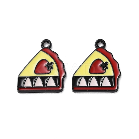 Alloy Enamel Pendants FIND-O003-04EB-1