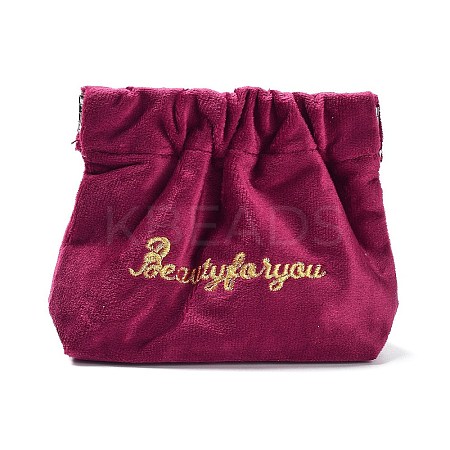 Velvet Spring Snap Closure Change Purse LS-ABAG-P009-A02-1