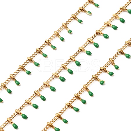 304 Stainless Steel Curb Chains STAS-R100-09A-11-1