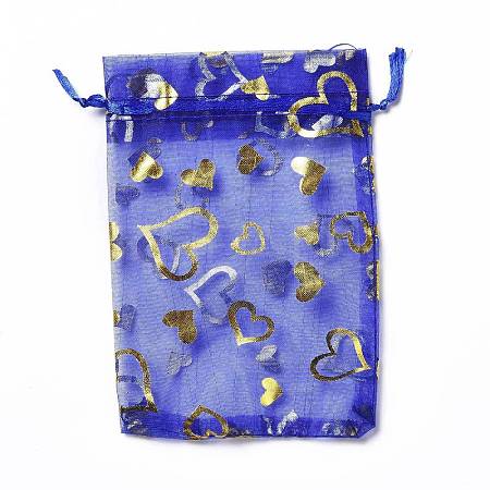 Organza Drawstring Jewelry Pouches LS-OP-I001-B07-1