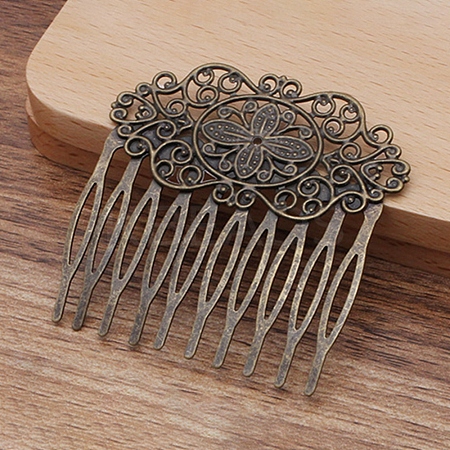 Iron Hair Comb Findings OHAR-PW0001-433AB-1