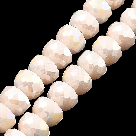 AB Color Plate Glass Beads Strands EGLA-P051-02A-B01-1
