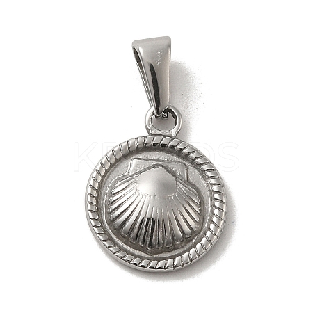 304 Stainless Steel Pendants STAS-B053-27P-1