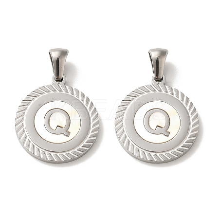 304 Stainless Steel Pendants STAS-I204-Q-P-1