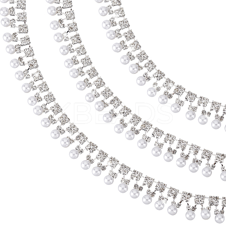 1Yard Round Iron Rhinestone Strass Chains CH-PH0001-17-1