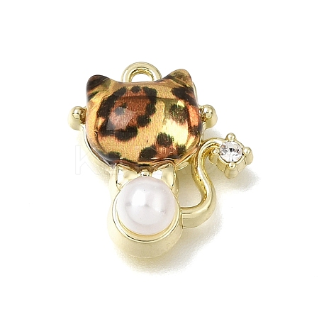 Brass Resin Pendants RE-CBAE379-13LG-1