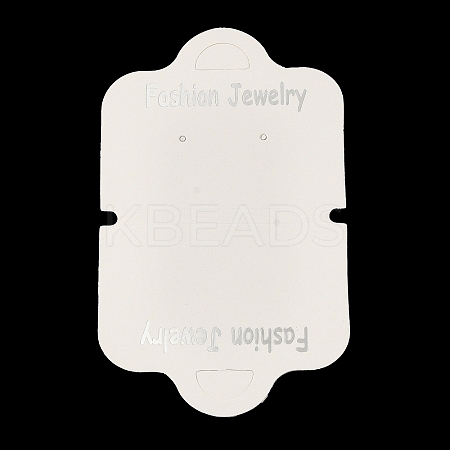 Fold Over Paper Jewelry Display Cards CDIS-M005-12-1