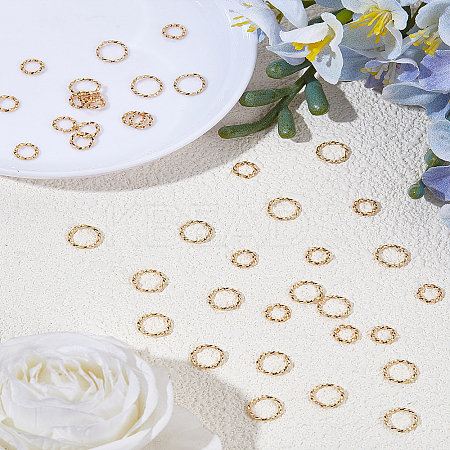 40Pcs 2 Styles 304 Stainless Steel Open Jump Rings STAS-LP0005-48G-1