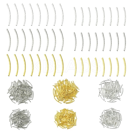 Brass Tube Beads KK-YW0001-98A-G-1