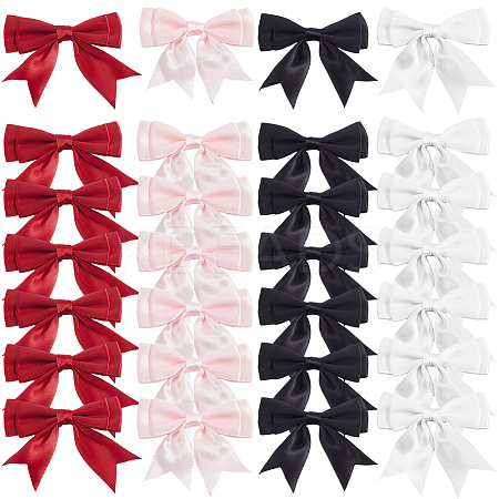40Pcs 4 Colors Handmade Polyester Costume Accessories DIY-SP0004-85B-1