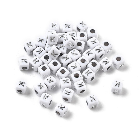 Opaque Acrylic Beads OACR-D282-06K-1