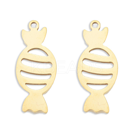 Ion Plating(IP) 201 Stainless Steel Pendants STAS-N098-128LG-1
