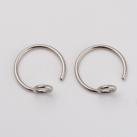 Tarnish Resistant 316L Surgical Stainless Steel Earring Hooks LS-X-STAS-G229-04P-1