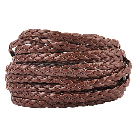 5M 3-Ply PU Leather Braided Cord LC-GF0001-12B-1