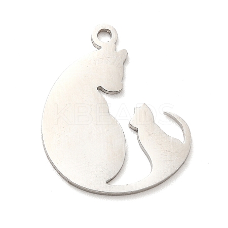 Non-Tarnish 201 Stainless Steel Pendants STAS-E175-01P-1