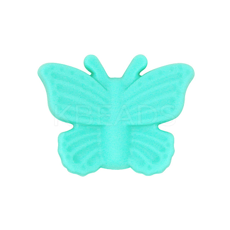 Butterfly Food Grade Eco-Friendly Silicone Focal Beads LS-SIL-CJC0009-03E-1