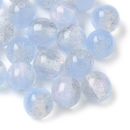 Two Tone Resin Beads LS-RESI-Q025-02B-B-1