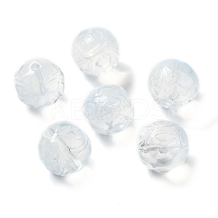 Transparent Glass Beads GLAA-A012-02C-1