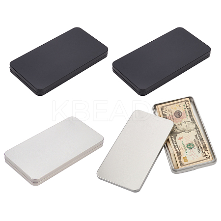 4Pcs 2 Colors Tinplate Box CON-FG0001-11-1