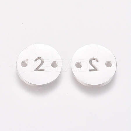 Tarnish Resistant Numbers 304 Stainless Steel Links STAS-M274-035P-2-1