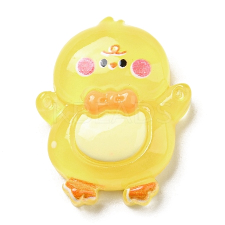 Cartoon Transparent Resin Cabochons LS-CRES-P025-D01-1