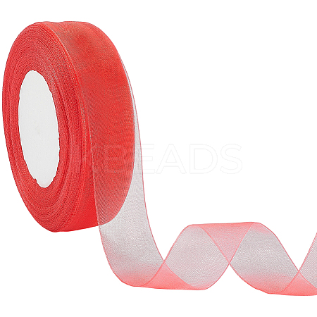 1 Rolls Sheer Organza Ribbon SRIB-CY0001-22A-05-1