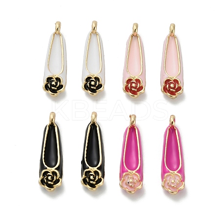 Alloy Enamel Pendants ENAM-I070-01G-1