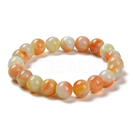 Handmade Lampwork Stretch Bracelets BJEW-R312-02A-01-1