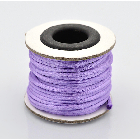 Nylon Satin Rattail Cords LS-NWIR-O001-A-12-1