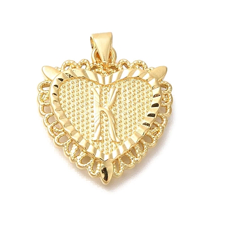 Rack Plating Brass Pendants KK-I722-09G-K-1