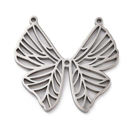 Anti-Tarnish 304 Stainless Steel Pendants STAS-Q002-03P-1