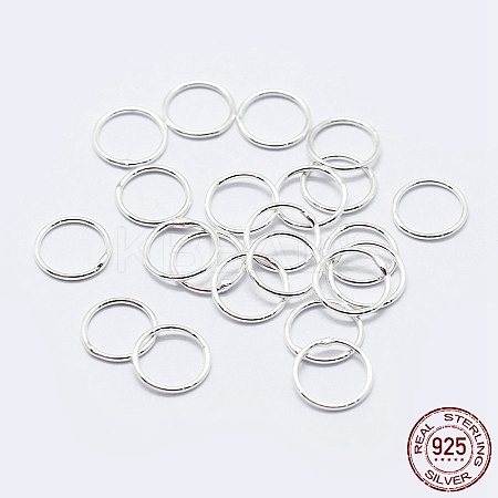 925 Sterling Silver Round Rings STER-F036-03S-0.8x6-1