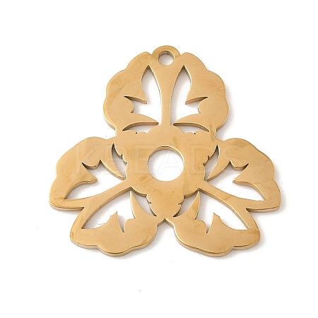 304 Stainless Steel Pendants STAS-V016-17G-1